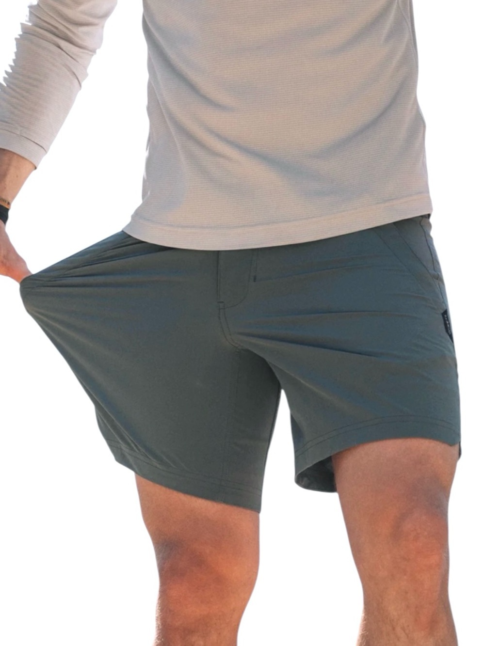 Ketl Men’s Virtue Hybrid Shorts 7" Medium in Blue Fog Like New